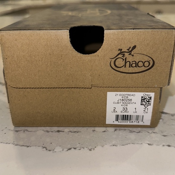 CHACO Kids Z1 Ecotread - size 2 EUC in box (worn once) - Picture 4 of 4